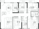 星辰湾_4室2厅1卫 建面107平米