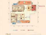 鸿鹏学府壹号_4室2厅2卫 建面134平米