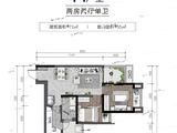 中科依云_2室2厅1卫 建面71平米