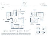 越秀天悦江湾_3室2厅2卫 建面124平米