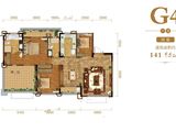 恒大云湖上郡_3室2厅2卫 建面141平米