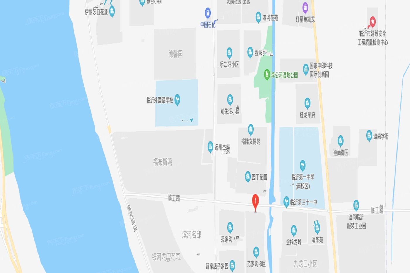 经济技术开发区沈阳路与李公河路交汇处东北