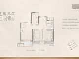 浙通名力桃花源雅园_3室2厅1卫 建面88平米