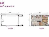 保利爱尚里_22号楼户型图 建面54平米