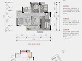 东原鸿山启城_3室2厅2卫 建面90平米