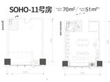 华宇城_1室1厅1卫 建面70平米