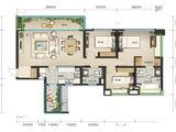 麓岭汇_3室2厅2卫 建面143平米