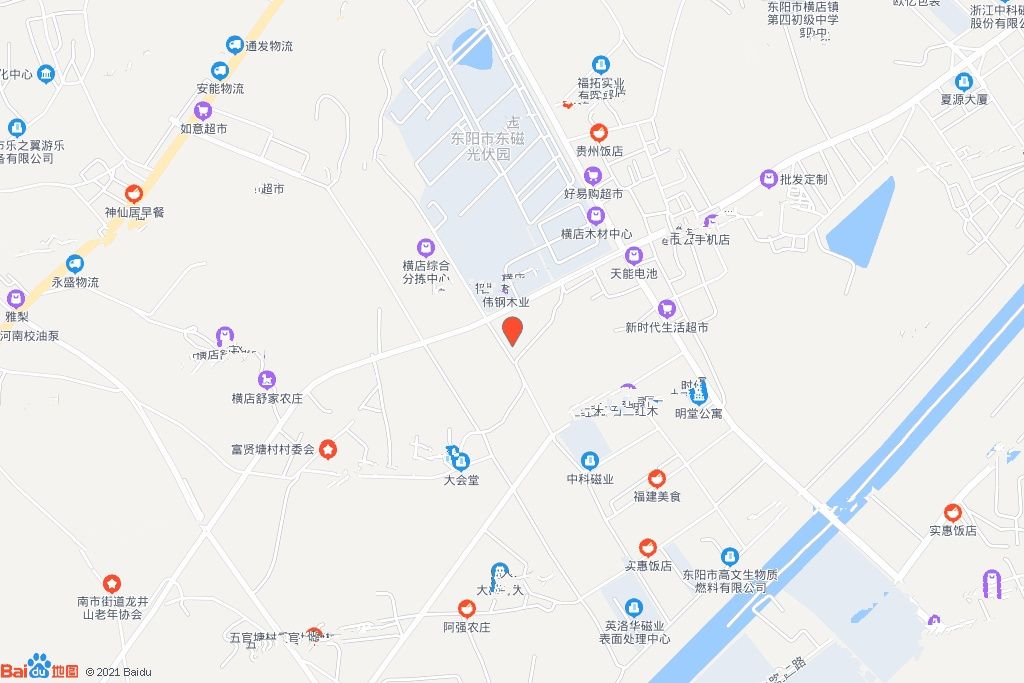 横店镇西环路以西、纬九路以北