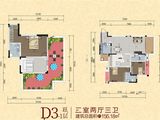 三江春天_3室2厅3卫 建面156平米