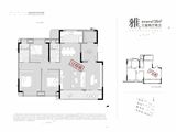 四川邦泰东方雅颂_3室2厅2卫 建面138平米