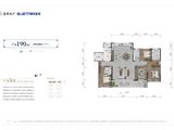 蓝城林溪桃源_4室2厅3卫 建面190平米