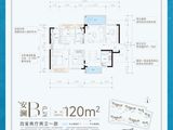 保利栖澜海（安居房）_4室2厅2卫 建面120平米