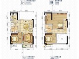 佳兆业大都汇_3室2厅2卫 建面51平米