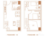 恒锦玖珑时代广场_2室1厅1卫 建面52平米